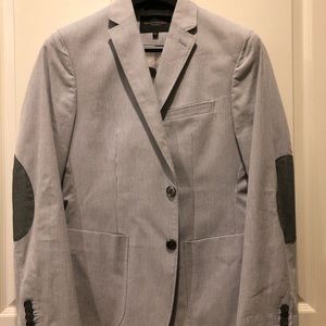 NWOT BR gorgeous light grey blue 38S blazer